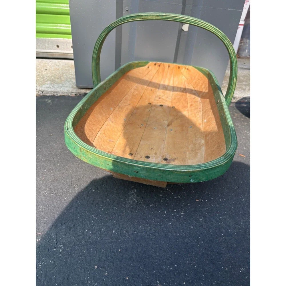 South Down Rother Garden Trug Basket Made in England 25” X 13”x12